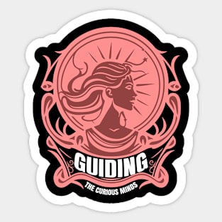 Pleasantly Guiding Inspirational Squads Of Tarot Saying Sticker